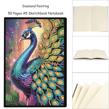 Load image into Gallery viewer, Animal 5D Diamond Painting Notebook DIY Diamond Art Diary Book Journal Notebook
