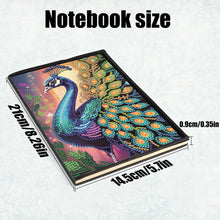 Load image into Gallery viewer, Animal 5D Diamond Painting Notebook DIY Diamond Art Diary Book Journal Notebook
