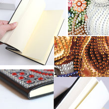 Load image into Gallery viewer, Animal 5D Diamond Painting Notebook DIY Diamond Art Diary Book Journal Notebook
