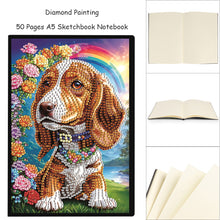 Load image into Gallery viewer, Animal 5D Diamond Painting Notebook DIY Diamond Art Diary Book Journal Notebook
