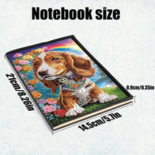 Load image into Gallery viewer, Animal 5D Diamond Painting Notebook DIY Diamond Art Diary Book Journal Notebook
