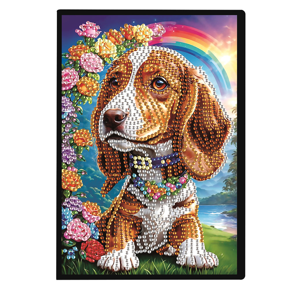 Animal 5D Diamond Painting Notebook DIY Diamond Art Diary Book Journal Notebook