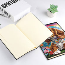 Load image into Gallery viewer, Animal 5D Diamond Painting Notebook DIY Diamond Art Diary Book Journal Notebook
