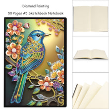 Load image into Gallery viewer, Animal 5D Diamond Painting Notebook DIY Diamond Art Diary Book Journal Notebook
