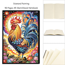 Load image into Gallery viewer, Animal 5D Diamond Painting Notebook DIY Diamond Art Diary Book Journal Notebook
