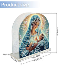 Load image into Gallery viewer, Acrylic Napkin Holder Diamond Painting Kit for Home Table Decoration (Mary)
