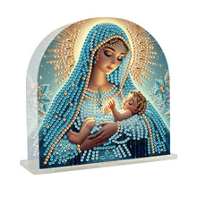 Load image into Gallery viewer, Acrylic Napkin Holder Diamond Painting Kit for Home Table Decoration (Mary)
