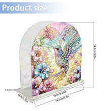 Load image into Gallery viewer, Acrylic Napkin Holder Diamond Painting Kit for Home Table Decor (Hummingbird)
