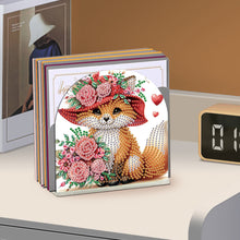 Load image into Gallery viewer, Acrylic Napkin Holder Diamond Painting Kit for Home Table Decoration (Fox)
