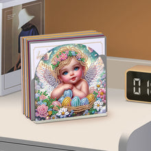 Load image into Gallery viewer, Acrylic Napkin Holder Diamond Painting Kit for Home Table Decor (Angel Baby)
