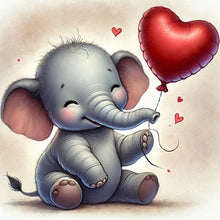 Load image into Gallery viewer, Diamond Painting - Full Square - Valentine&#39;s Day Love Animal (30*30CM)
