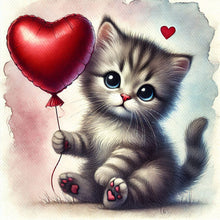 Load image into Gallery viewer, Diamond Painting - Full Square - Valentine&#39;s Day Love Animal (30*30CM)
