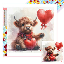 Load image into Gallery viewer, Diamond Painting - Full Square - Valentine&#39;s Day Love Animal (30*30CM)
