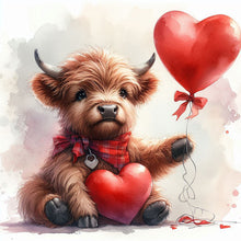 Load image into Gallery viewer, Diamond Painting - Full Square - Valentine&#39;s Day Love Animal (30*30CM)
