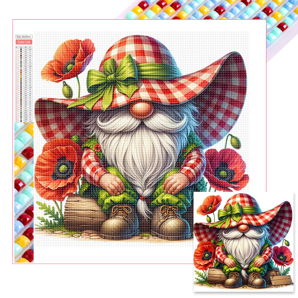 Diamond Painting - Full Square - Poppy Gnome (30*30CM)