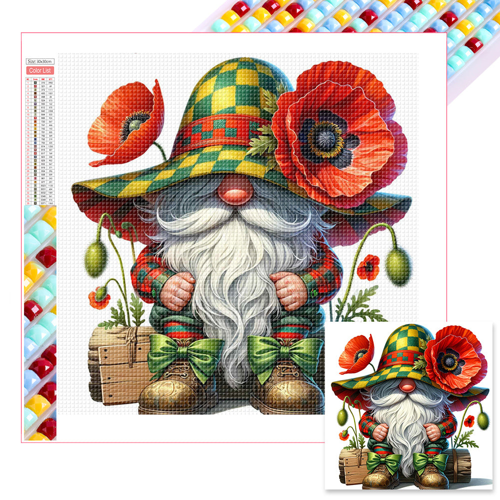 Diamond Painting - Full Square - Poppy Gnome (30*30CM)