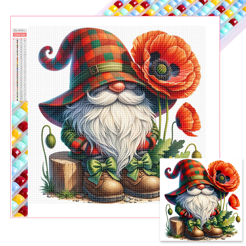 Diamond Painting - Full Square - Poppy Gnome (30*30CM)