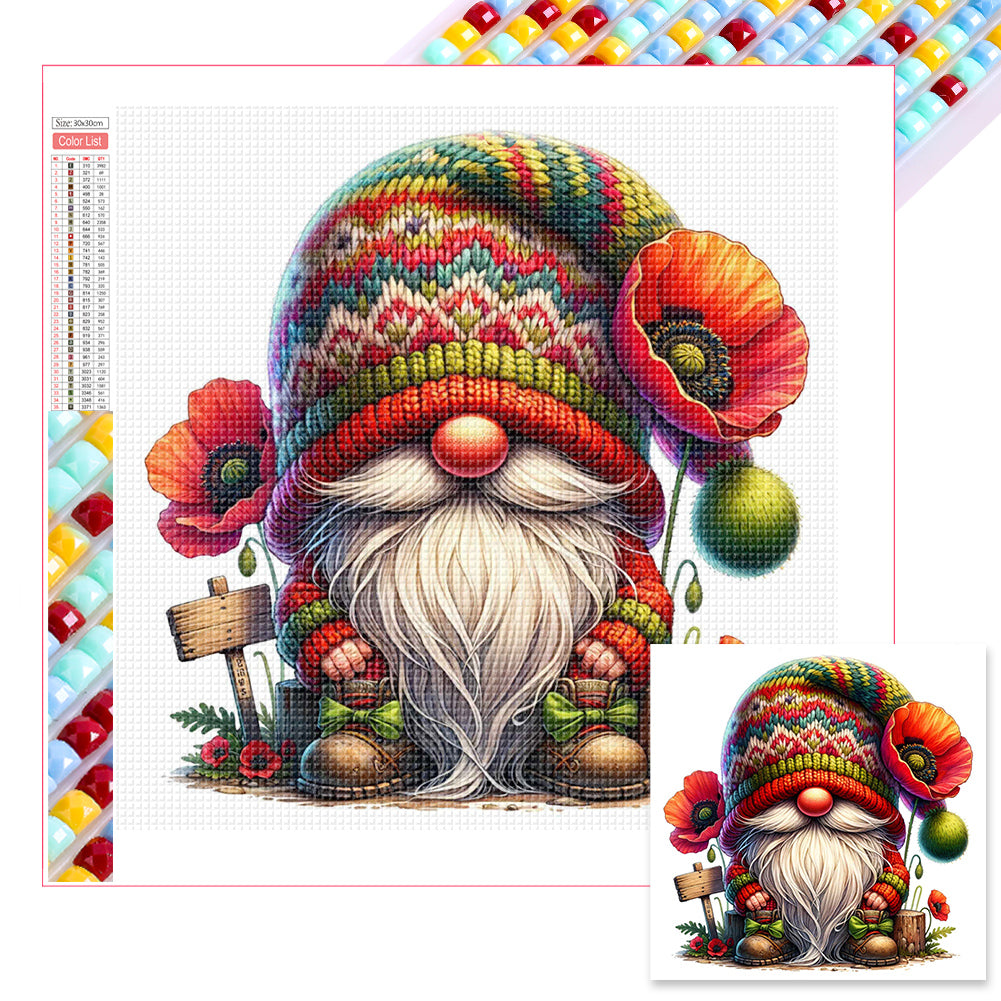 Diamond Painting - Full Square - Poppy Gnome (30*30CM)