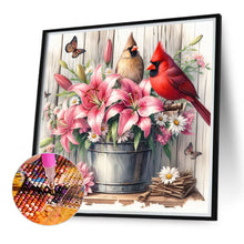 Load image into Gallery viewer, Diamond Painting - Full Round - Lily and Bird (40*40CM)
