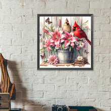 Load image into Gallery viewer, Diamond Painting - Full Round - Lily and Bird (40*40CM)
