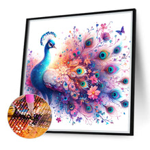 Load image into Gallery viewer, Diamond Painting - Full Round - Peacock (40*40CM)
