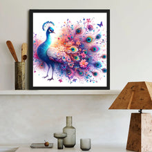 Load image into Gallery viewer, Diamond Painting - Full Round - Peacock (40*40CM)
