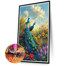 Load image into Gallery viewer, Diamond Painting - Full Round - Peacock (40*70CM)
