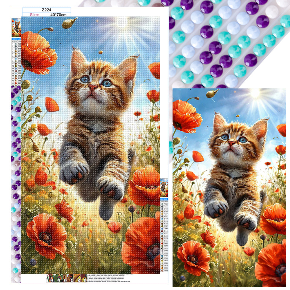 Diamond Painting - Full Round - Cat (40*70CM)