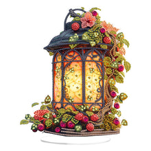 Load image into Gallery viewer, Acrylic Special Shape Flower Lantern Diamond Painting Desktop Ornaments
