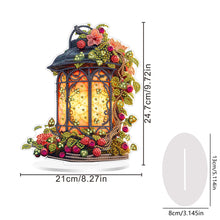 Load image into Gallery viewer, Acrylic Special Shape Flower Lantern Diamond Painting Desktop Ornaments
