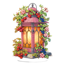 Load image into Gallery viewer, Acrylic Special Shape Flower Lantern Diamond Painting Desktop Ornaments
