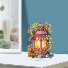 Load image into Gallery viewer, Acrylic Special Shape Flower Lantern Diamond Painting Desktop Ornaments
