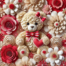 Load image into Gallery viewer, Diamond Painting - Full Round - Rose Bear (30*30CM)
