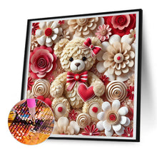 Load image into Gallery viewer, Diamond Painting - Full Round - Rose Bear (30*30CM)
