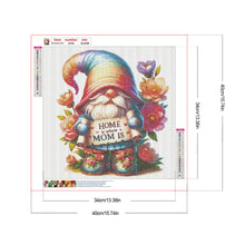 Load image into Gallery viewer, Diamond Painting - Full Round - Gnome flowers (40*40CM)
