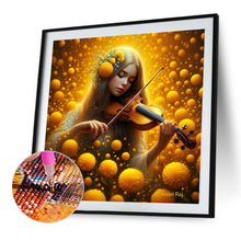 Load image into Gallery viewer, Diamond Painting - Full Round - Violin girl (40*40CM)
