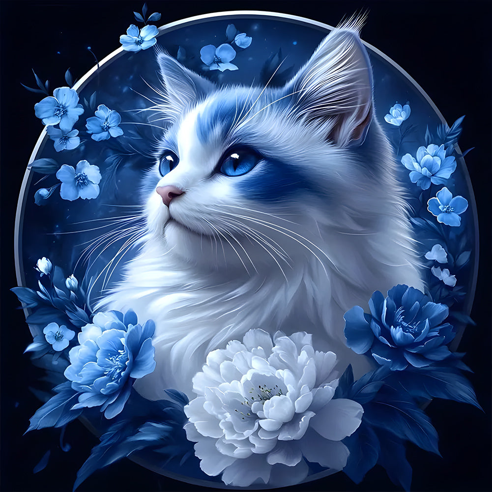 Diamond Painting - Full Round - Cat (30*30CM)