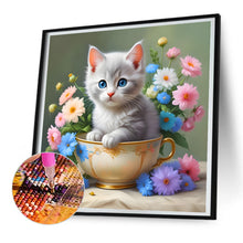 Load image into Gallery viewer, Diamond Painting - Full Round - Cat (30*30CM)
