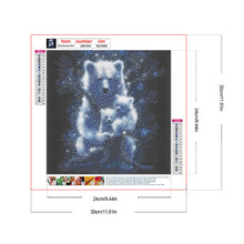 Load image into Gallery viewer, Diamond Painting - Full Round - White bear (30*30CM)
