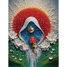 Load image into Gallery viewer, Diamond Painting - Partial Special Shaped - Girl (30*40CM)
