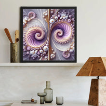 Load image into Gallery viewer, Diamond Painting - Full Round - Purple kaleidoscope (40*40CM)

