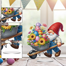 Load image into Gallery viewer, Easter Special Shaped Diamond Painting Desktop Ornaments Kit (Easter Eggs Cart)
