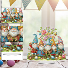 Load image into Gallery viewer, Easter Special Shaped Diamond Painting Desktop Ornaments Kit Decor (Gnomes)
