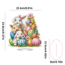 Load image into Gallery viewer, Easter Special Shaped Diamond Painting Desktop Ornaments Kit(Animal Easter Eggs)
