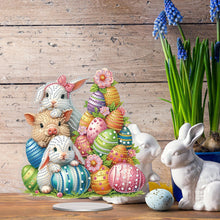 Load image into Gallery viewer, Easter Special Shaped Diamond Painting Desktop Ornaments Kit(Animal Easter Eggs)
