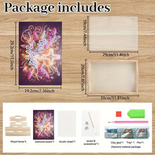 Load image into Gallery viewer, Diamond Painting Wooden Serving Tray with Handles Diamond Painting Dining Plate
