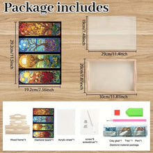 Load image into Gallery viewer, Diamond Painting Wooden Serving Tray with Handles Diamond Painting Dining Plate
