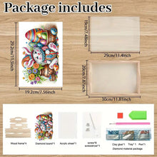 Load image into Gallery viewer, Diamond Painting Wooden Serving Tray with Handles Diamond Painting Dining Plate
