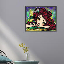 Load image into Gallery viewer, Diamond Painting - Full Round - Red hair cartoon girl (50*40CM)
