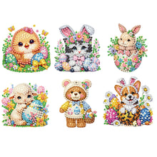 Load image into Gallery viewer, 6Pcs Diamond Painting Refrigerator Magnets Diamond Art Kits Diamond Art Magnets
